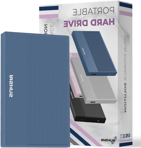 Externe Harde Schijf - Draagbare Opslag - Gegevens Back-uppen - Hoge Overdrachtssnelheid - 320 GB - Blauw