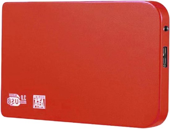 Externe Harde Schijf - Draagbare Opslag - Gegevens Back-uppen - Hoge Snelheid Transfer - 64 GB - Rood
