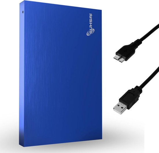 Externe Harde Schijf - Draagbare Opslag - Gegevens Back-uppen - Plug and Play - 250 GB - Blauw