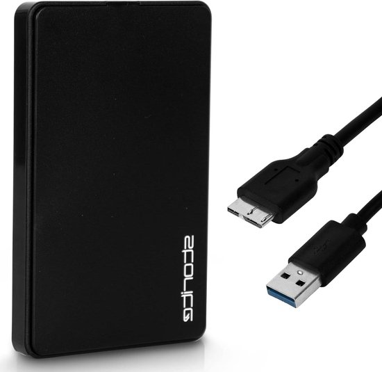 Externe harde schijf - Draagbare opslag - Gegevens back-uppen - Ultrasnelle USB 3.0 - 120GB - Zwart
