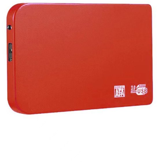 Externe Harde Schijf - Draagbare Opslag - Snelle Data Back-up - Hoge Overdrachtssnelheid - 64 GB Capaciteit - Rood