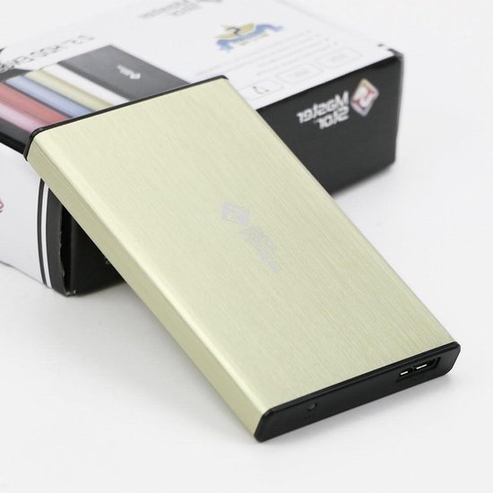 Externe Harde Schijf - Draagbare Opslag - Snelle Data Transfer - Super Speed USB 3.0 - 250 GB - Geel
