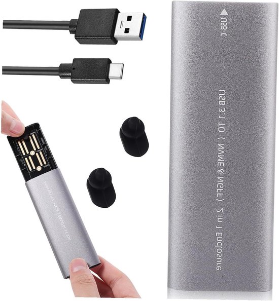 Externe Harde Schijf - Draagbare Opslag - Snelle Data Transfer - Type-C Connectiviteit - 11.5 cm - Zwart