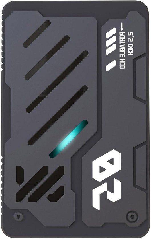 Externe Harde Schijf - Draagbare SSD - Bestandsback-ups - Aluminium Behuizing - 2.5 inch - Zilver