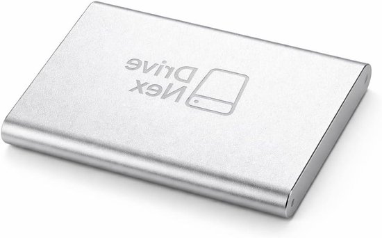 Externe Harde Schijf - Draagbare SSD - Data Opslag - Plug & Play - 2 Terabyte - Zilver