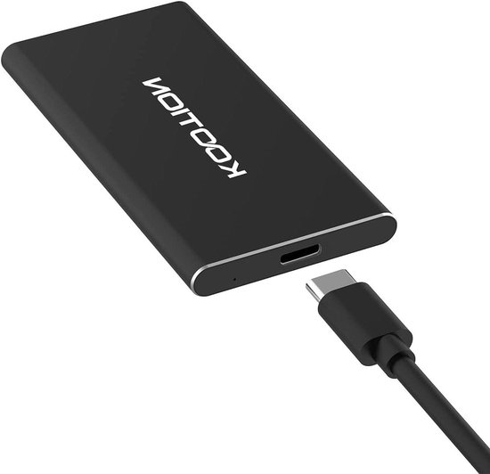 Externe Harde Schijf - Draagbare SSD - Snelle Data Opslag - USB 3.1 Gen2 - 1 TB - Zwart