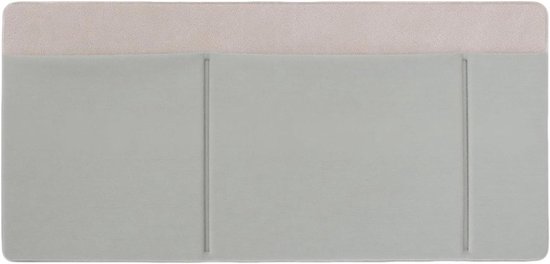 Externe Harde Schijf Houder - Opbergtas PC Accessoires - Bureau Organisatie - Zelfklevend Ontwerp - 27 x 13 cm - Grijs
