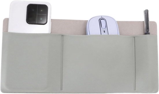 Externe Harde Schijf Houder - Reis Organizer Tas - Apparaten Organiseren - Duurzaam Stretchweefsel - 27 x 13 cm - Grijs