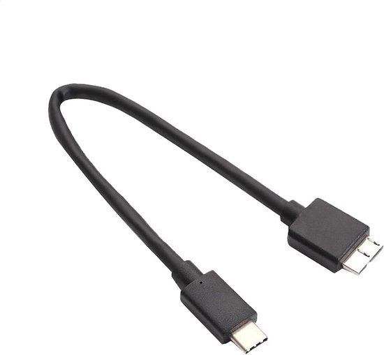 Externe Harde Schijf Kabel - Data Kabel - Snelle Data Overdracht - USB 3.0 Snelheid - 30 cm Lengte