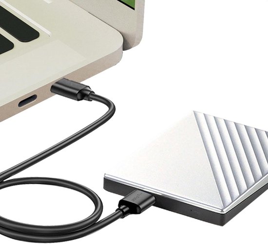 Externe Harde Schijf Kabel - Type C Kabel - Snelle Data Overdracht - Hoge Snelheid 5 Gbps - 30 cm van Merkloos