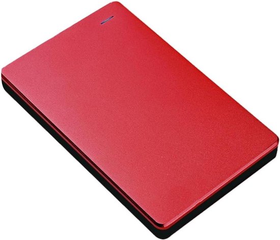 Externe Harde Schijf - Mobiele Opslag - Bestanden Opslaan - Snelle USB 3.0 - 1TB - Rood