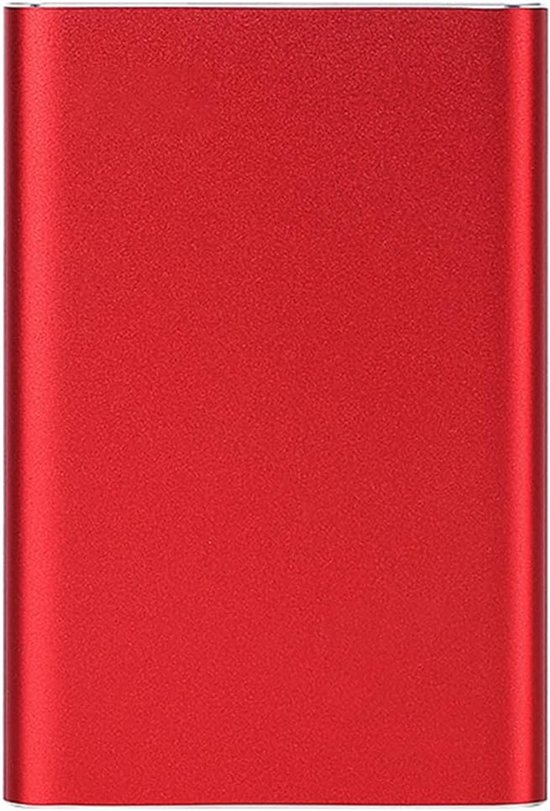 Externe Harde Schijf - Mobiele Opslag - Bestanden Opslaan - Snelle USB 3.0 - 640GB - Rood