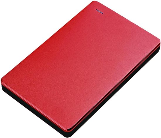 Externe Harde Schijf - Mobiele Opslag - Data Back-up - Snelle USB 3.0 - 1 TB - Rood