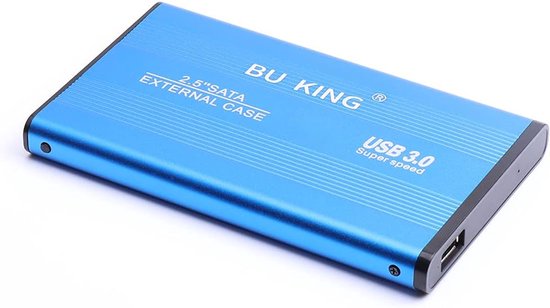 Externe Harde Schijf - Mobiele Opslag - Data Back-up - Snelle USB 3.0 - 13mm Dun - Blauw