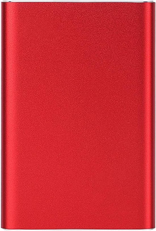 Externe Harde Schijf - Mobiele Opslag - Data Overzetten - Snelle USB 3.0 - 25 Inch - Rood