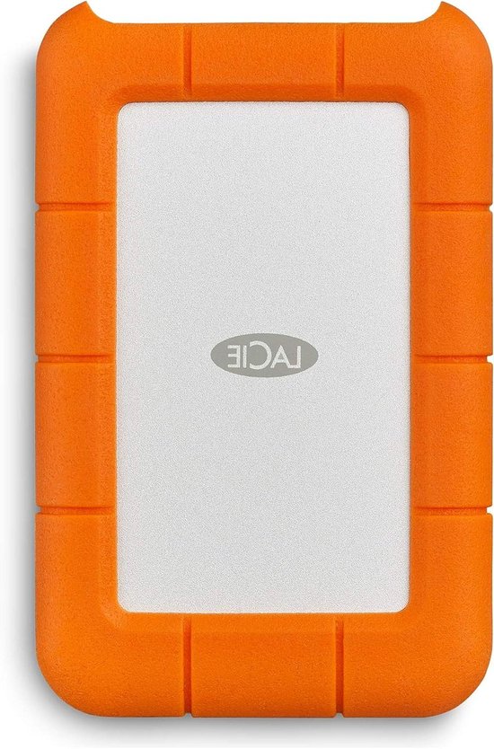 Externe Harde Schijf - Mobiele Opslag - Data Veilig Opslaan - Schok- en Waterbestendig - 2 TB - Oranje