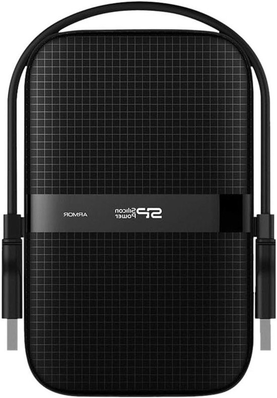 Externe Harde Schijf - Opslag Medium - Bestanden Opslaan - Schokbestendig Ontwerp - 1 TB - Zwart