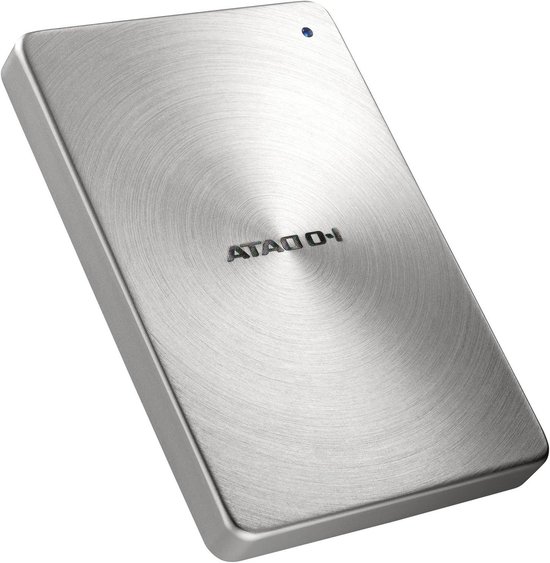 Externe Harde Schijf - Opslagapparaat Data - Bestanden Opslaan - Snelle USB 3.0 - 2000 GB - Zilver