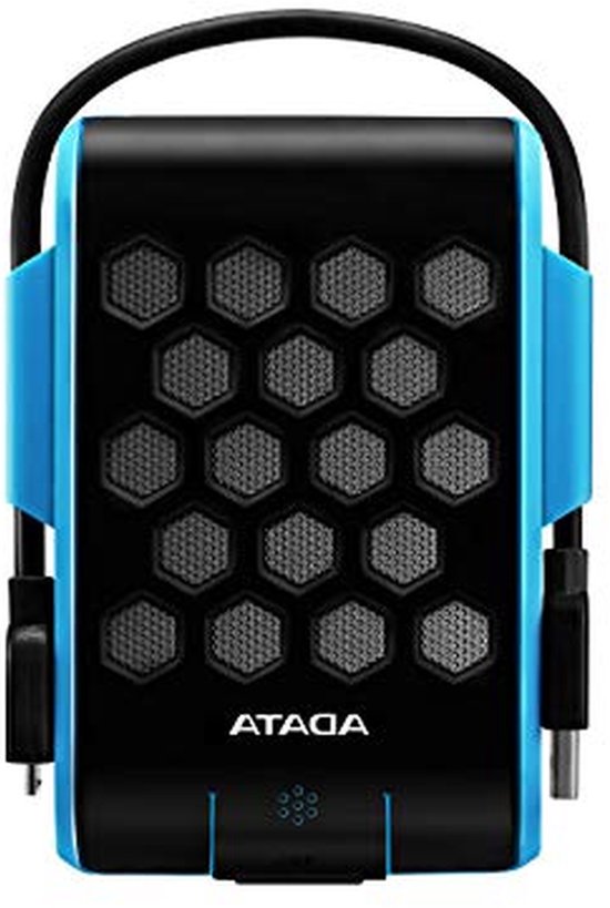 Externe Harde Schijf - Opslagapparaat - Data Veilig Opslaan - IP68 Waterdicht - 2 TB - Zwart Blauw