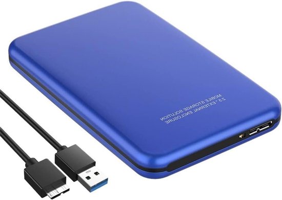 Externe Harde Schijf - Opslagapparaat Mobiel - Bestanden Opslaan - Directe Herkenning Windows - 1TB - A