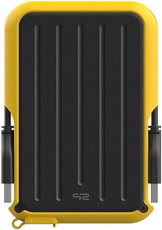Externe Harde Schijf - Opslagstation - Bestanden Opslaan - Waterdicht IPX4 - 4TB - Geel
