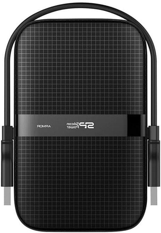Externe Harde Schijf - Opslagstation Mobiel - Bestanden Opslaan - Robuust Ontwerp - 4 TB - Zwart