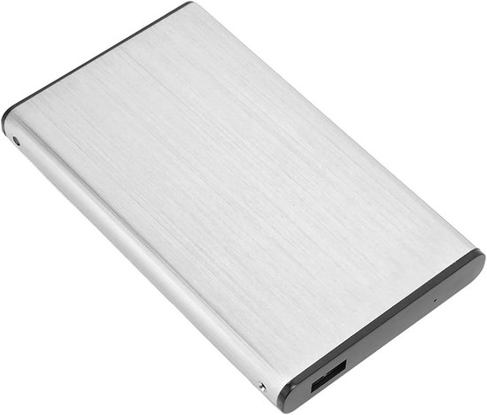 Externe Harde Schijf, Usb3.0 Externe Harde Schijf Platte Docking Station 6gbps Snelle Overdracht Plug and Play Ssd Hard Disk Box voor I II III Generatie (Zilver)