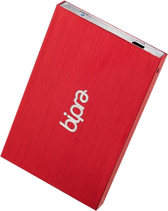 Externe Pocket Harde Schijf 100GB USB 2.0 Slank Ontwerp Rood