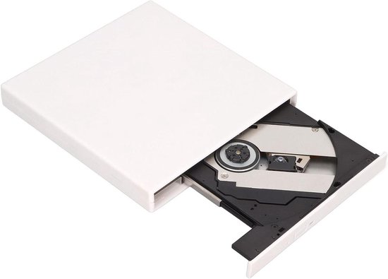 Externe Schijf - Draagbare CD-speler - Films Kijken - Ultradun Ontwerp - 19 cm breed - Zwart
