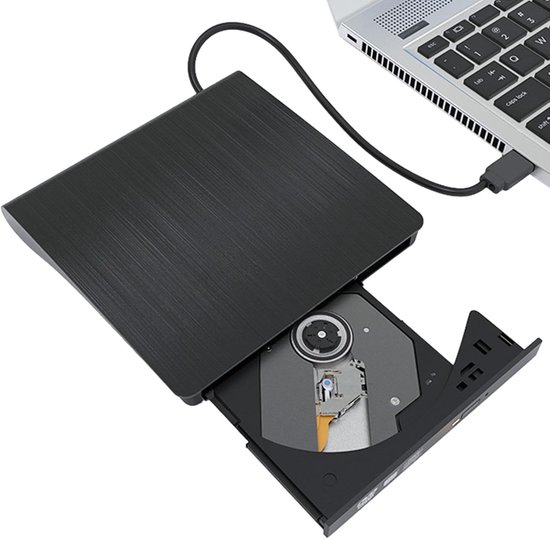 Externe Schijf - Draagbare Lezer - Film Kijken - Lezen Schrijven VCD - 14.5cm Breed - Zwart