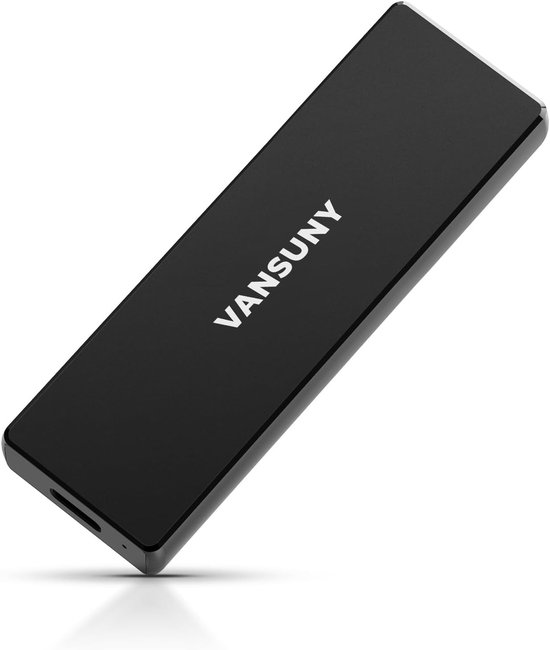 Externe SSD - Draagbare Harde Schijf - Snelle Data Overdracht - Metaal Omhulde Robuustheid - 500 GB - Zilver