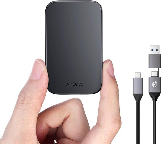 Externe SSD - Draagbare Opslag - Bestanden Opslaan - Hoge Snelheid - 1 TB - Zwart