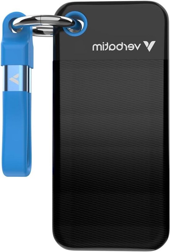 Externe SSD - Draagbare Opslag - Bestanden Overzetten - Hoge Snelheid - 2TB - Zwart Blauw
