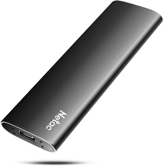 Externe SSD - Draagbare Opslag - Bestanden Overzetten - USB 3.2 Gen 2 - 1TB - Zwart