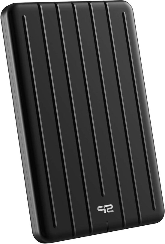 Externe SSD - Draagbare Opslag - Snelle Data Transfer - Schokbestendig Aluminium - 256 GB - Zwart