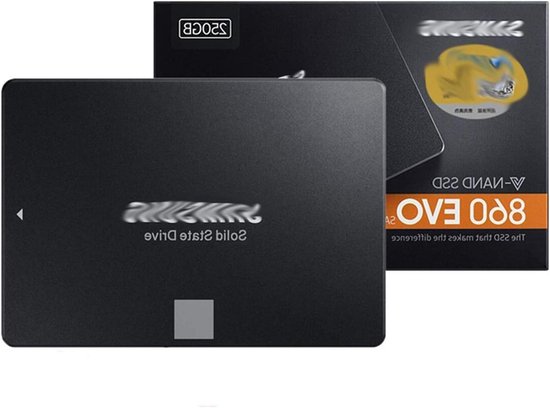 Externe SSD - Opslag Disk - Bestanden Opslaan - Draagbaar Ontwerp - 250 GB - Zwart