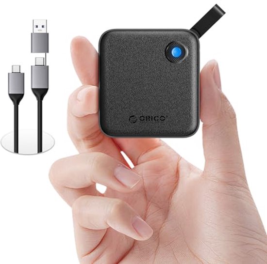 Externe SSD - Opslag Drive - Data Opslaan - Snelle Overdracht - 2 TB - Zwart