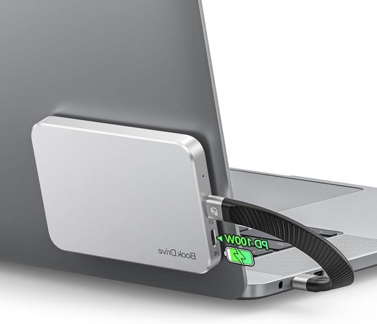 Externe SSD - Portable Drive - Bestanden Opslaan - Hoge Snelheid - 2 TB - Zilver