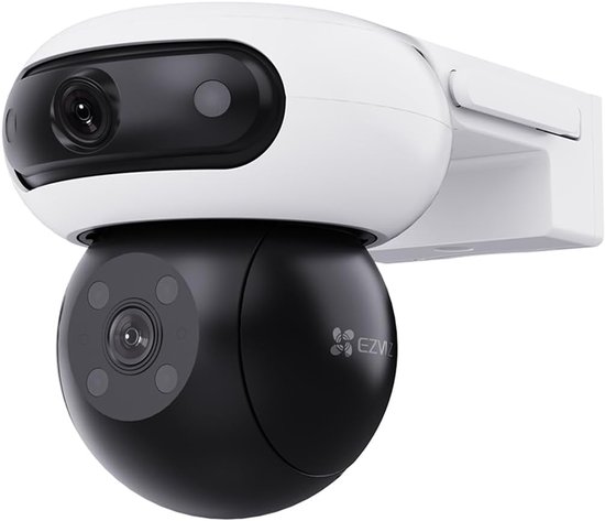 EZVIZ C90 Dual 8MP (4MP+4MP) Security Camera Outdoor Wifi, 360° Camera Outdoor Night Vision, Camera Security Wifi AI Detection of People/Vehicles, Two-Way Audio, Alexa, Waterproof van Merkloos