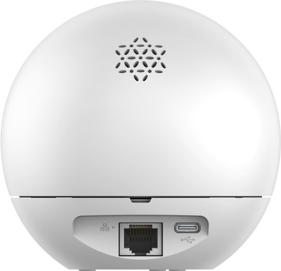 EZVIZ H6 Indoor Camera 3K - 360 - 2 weg Audio - AI - White van EZVIZ