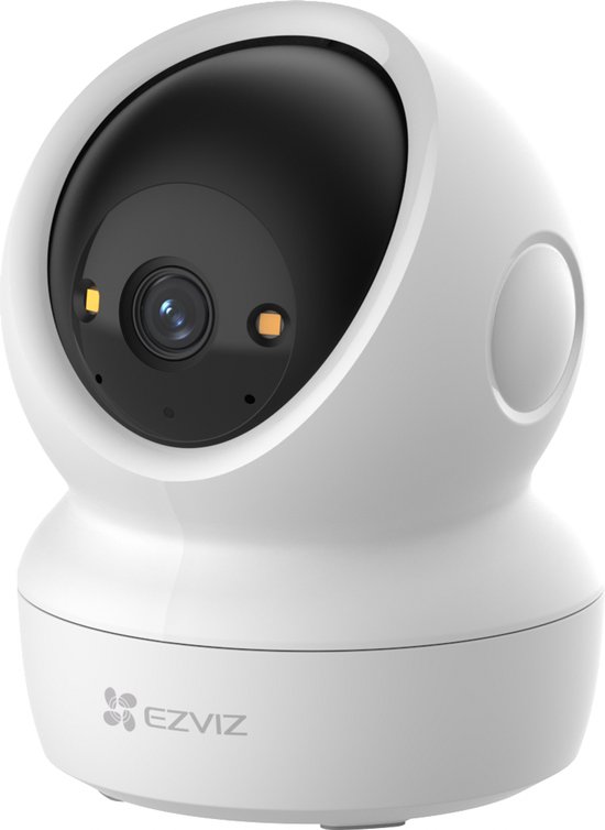 EZVIZ H6c Pro 2K Beveiligingscamera Binnen – 360° Pan & Tilt – Smart Tracking, Color Nachtzicht & Privacy Shutter - Wifi 6 – MicroSD & Cloud – Wit - 1 Stuk van Merkloos