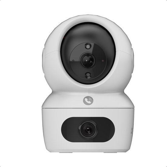 Ezviz H7C - IP-camera - Babycam - 4MP - Dual Lens - Tweerichtingsaudio - Daul-band - MicroSD-kaart - Wit van EZVIZ