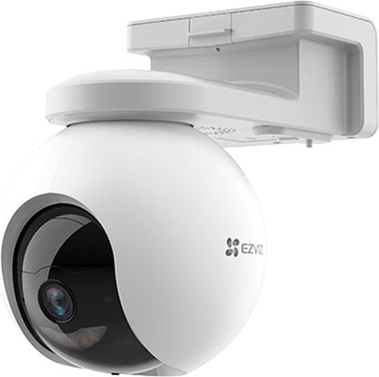 Ezviz HB8 2K+ Beveiligingscamera - Standalone Batterij Camera-Buitencamera - Pan/Tilt Zoom - 2K - Auto tracking - Tot 210 dagen batterijduur - Wifi - Wit van EZVIZ