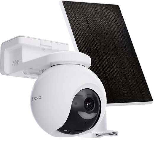 EZVIZ HB8 Pro 4K Kit - Draadloze 4K Beveiligingscamera - met 5W Zonnepaneel - 360° Pan & Tilt - Nachtzicht - AI Detectie - Werkt met Google Assistant & Alexa van EZVIZ