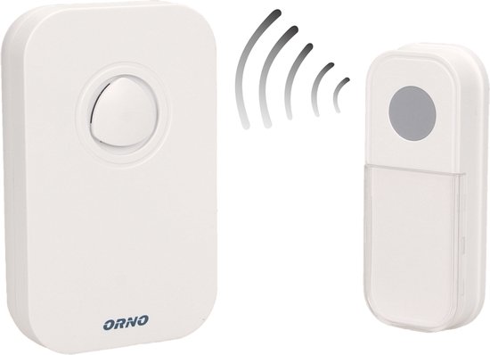 FADO AC Draadloze deurbel met 1 ontvanger - Plug-in stopcontact - 3 Volume/36 Melodieën - IP44