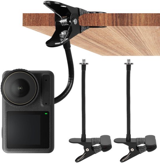 Flexibele houder voor Eufy Cam 2C/2C Pro/3/3C: 3 stuks universele klemhouders voor EufyCam 1/2/EufyCam E, metalen klembevestigingsmasthouder voor Arlo Pro 4/Pro 3/Pro 2/Arlo Ultra/Ultra 2