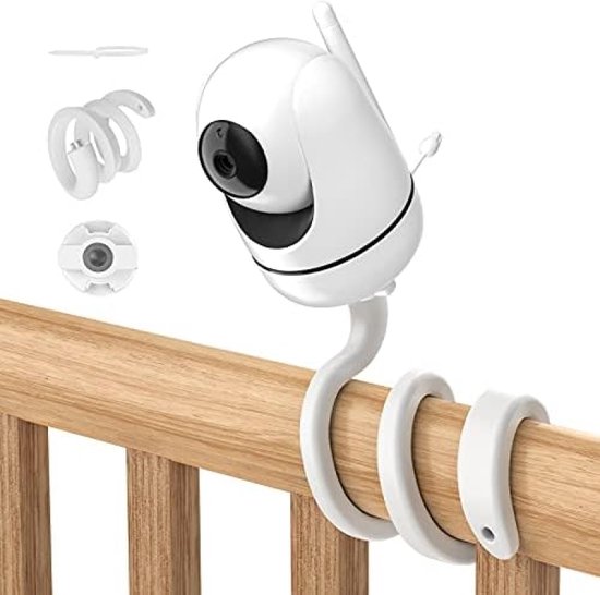 Flexibele Twist Mount voor Babyfoon Camera, Wall Mount Beugel Home Security Camera Houder van Sure Basics