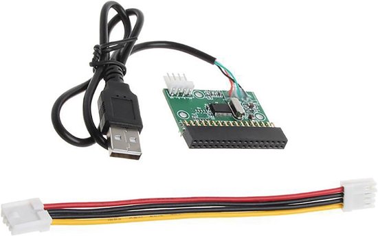 Floppy Disk Reader - Externe Schijfstation Adapter - Data Overzetten - Plug and Play - 144 MB - Meerkleurig
