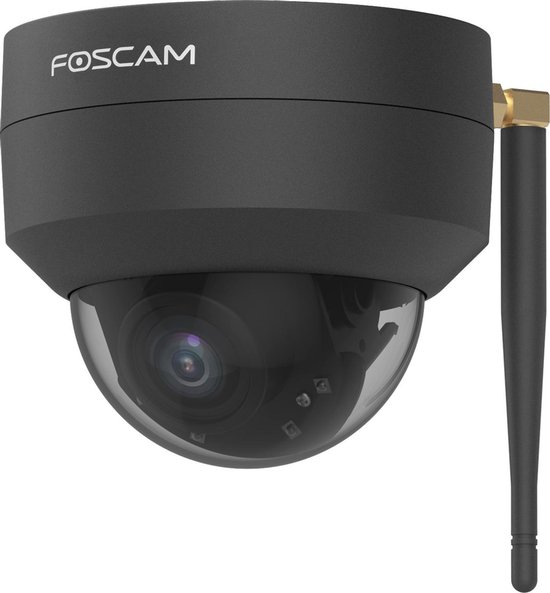Foscam D4Z Beveiligingscamera - Buitencamera- 4MP- Dual-band- Wifi - Pan Tilt Zoom - Zwart van Foscam