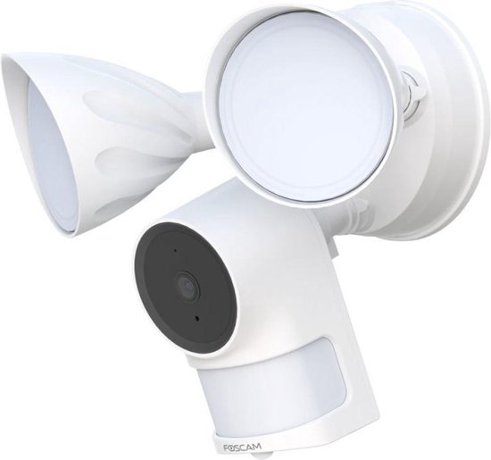 Foscam F41 Beveiligingscamera - 4MP - Floodlight - WiFi - 2K - Dual band - Persoonsdetectie- Wit van Foscam